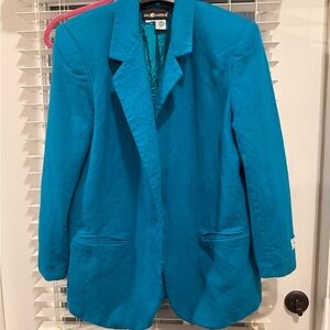 Sag Harbor Blue Blazer Classic Suit Jacket